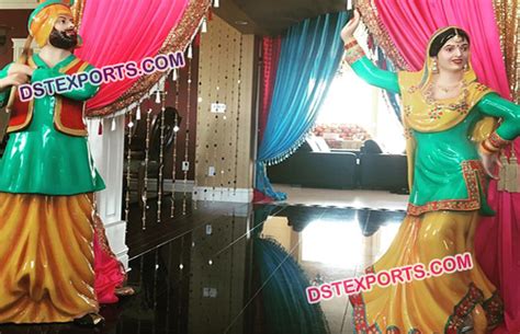 Indian Wedding Mandaps.Punjabi Wedding Accessories, Stage Decorations ...