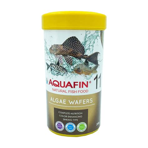 FishyFlex® Aquafin Algae Wafers Natural Fish Food (200g) : Amazon.in ...