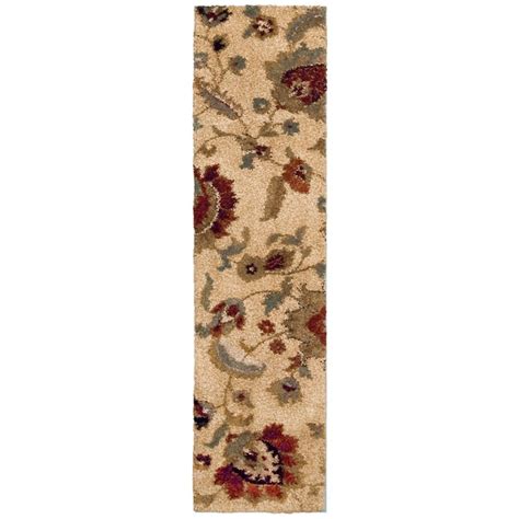 allen + roth 8 x 10 Cream/Beige/Almond Floral/Botanical Area Rug at ...