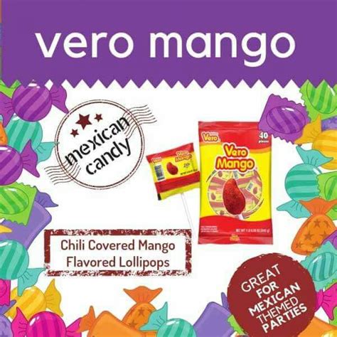 Vero Mango, Chili Covered Mango Flavored Lollipops Review - Mexican Candy
