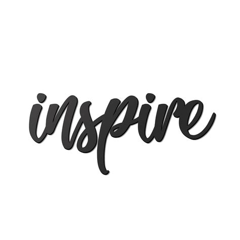 PALAVRA MDF INSPIRE 1 PEÇA - BANANA BIT Bananabit Decoração ...