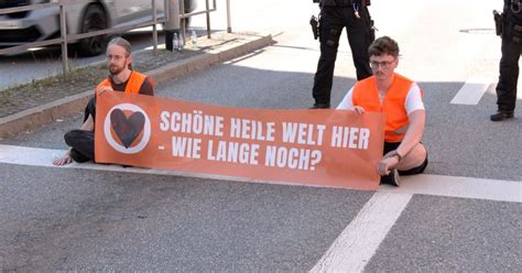Regensburg: Protestaktionen der Letzten Generation am 21. und 22 ...