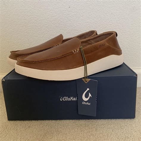 OluKai Men's Brown Loafers | Depop
