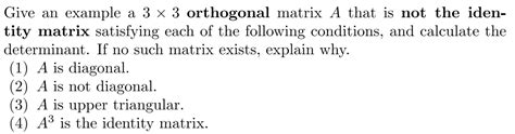 Image result for Orthogonal Matrix Example 3X3