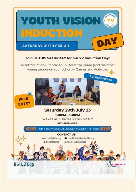 YV Induction Day!, WAVA Hall Coventry, 24 February 2024 | AllEvents.in