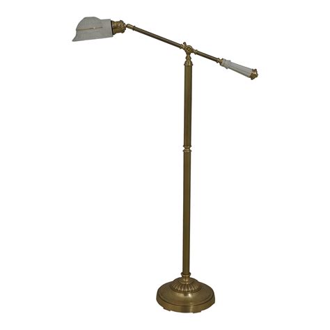 Lenox & Brass Adjustable Arm Floor Lamp 1 of 2 | Chairish