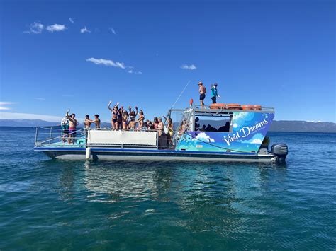 Lake Tahoe Party Boat - Custom Pontoon Boat For Rent
