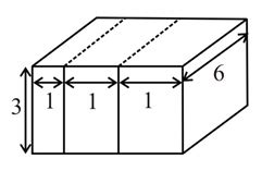 Two conducting plates, each 3cm× 6cm , and three slabs of dielectric ...