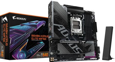 Gigabyte B840M Aorus Elite WiFi6E AM5 M-ATX AMD Motherboard - Buy ...