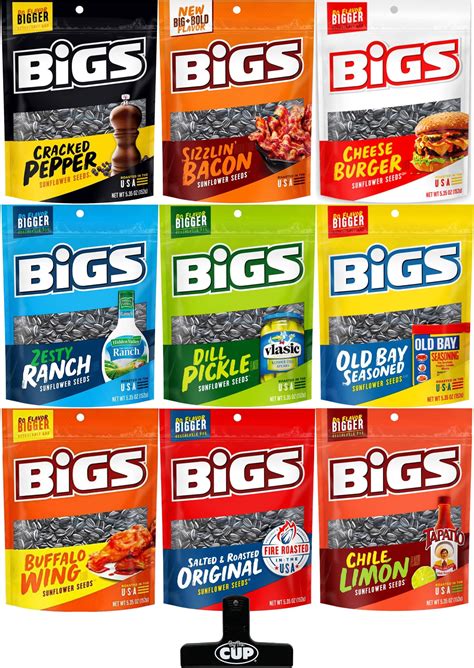 Amazon.com: BIGS Takis Fuego Flavored Sunflower Seeds - 5.35 oz Bags ...