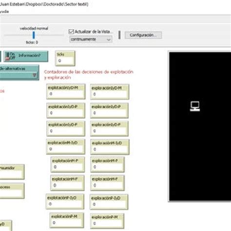 NetLogo Model Example 的图像结果