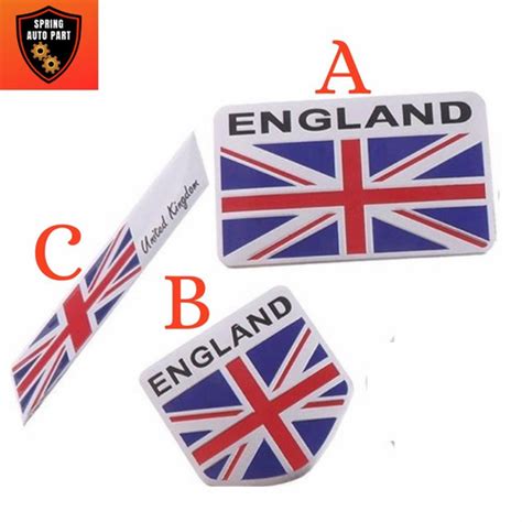 Jual Emblem Stiker Mobil Bendera ENGLAND Bahan ALUMINIUM - A - Jakarta ...