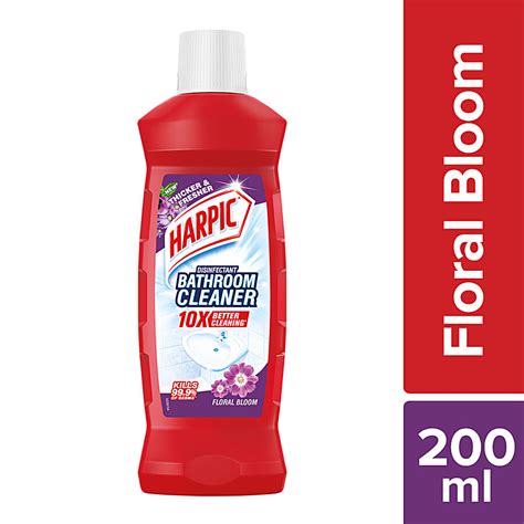 Harpic Bathroom Disinfectant Cleaner - Floral, 200 ml in QuickCart ...