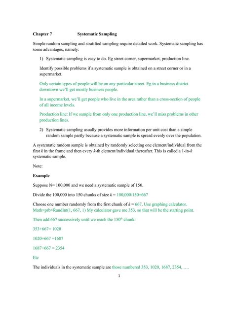 Image result for systematic sampling