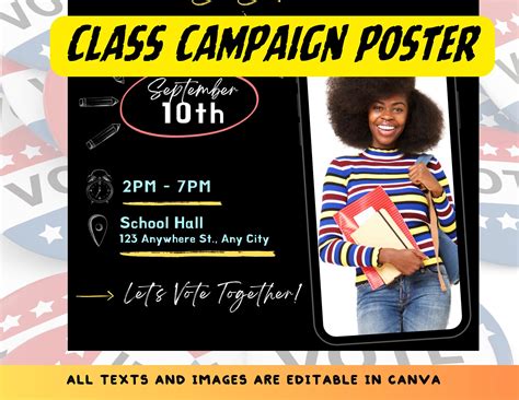 School Board Class President Poster Campaign - Etsy