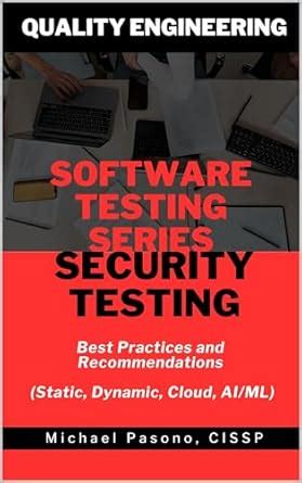Software Testing Series - Security Testing eBook : Pasono, Michael ...