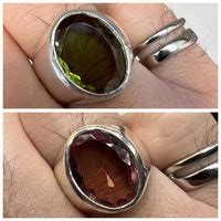 Buy A Very Old Rare Mens Sabza Ring Sterling Silver 925 Green Turquoise ...