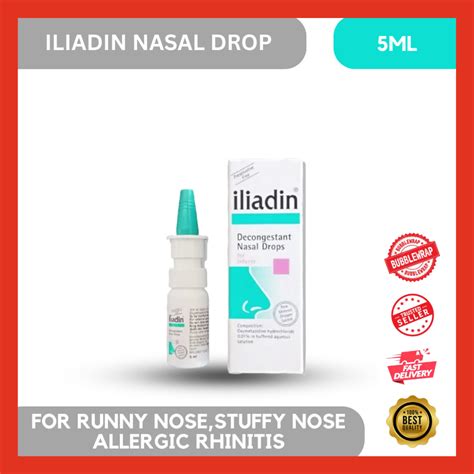 Iliadin Nasal Drop Infant 5ML (EXP 28/02/2025) | Shopee Singapore