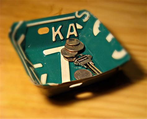 Image result for Recycled License Plate Crafts