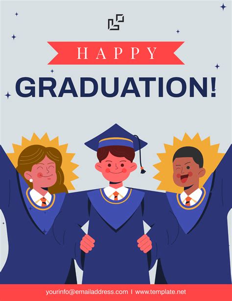 Free Graduation Booklet Template to Edit Online
