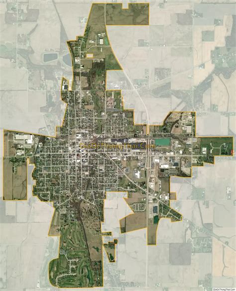 Map of Winchester city, Indiana - Thong Thai Real