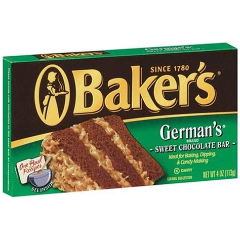 German Chocolate Bars Brands