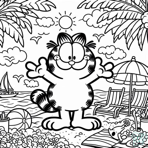 51 Garfield Coloring Pages - Free Printable PDF Coloring Pages