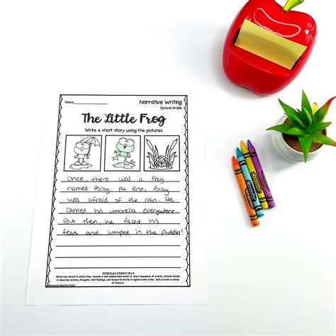 Second Grade Narrative Writing Prompts - Terrific Teaching Tactics