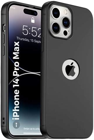 SQUIF Silicone Slim Soft Back Case for iPhone 14 Pro Max Cover Ultra ...