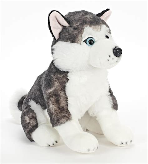 Amazon.com: The Petting Zoo Husky Dog Stuffed Animal Plushie, Gifts for ...