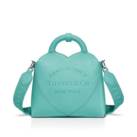 Return to Tiffany™ Small Tote Bag in Tiffany Blue® Leather | Tiffany & Co. UK