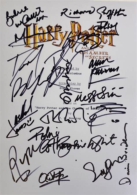 Autograph Harry Potter Script Cover