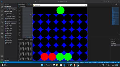 Connect 4 Code 的图像结果