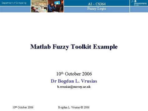 Fuzzy Logic in MATLAB Tools 的图像结果