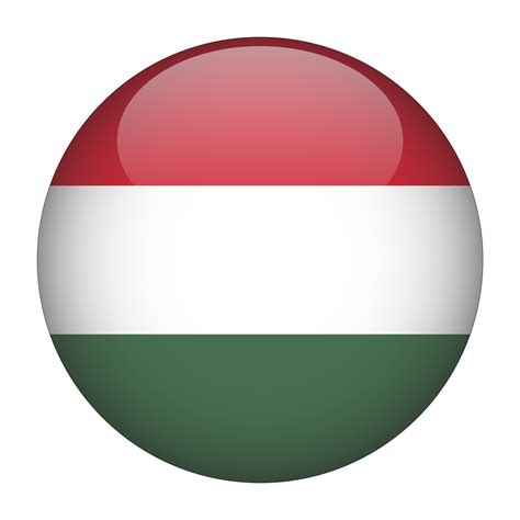 Hungary 3D Rounded Flag with Transparent Background 15272156 PNG