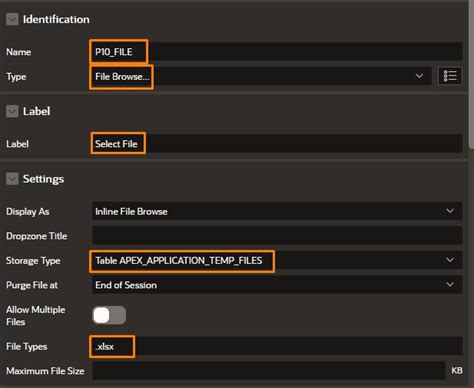 Attach File in Oracle Apex 的图像结果