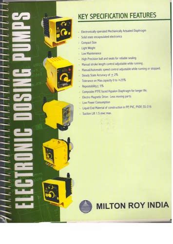 Dosing Pump - Chemical Dosing Pump gb series milton roy Trader ...