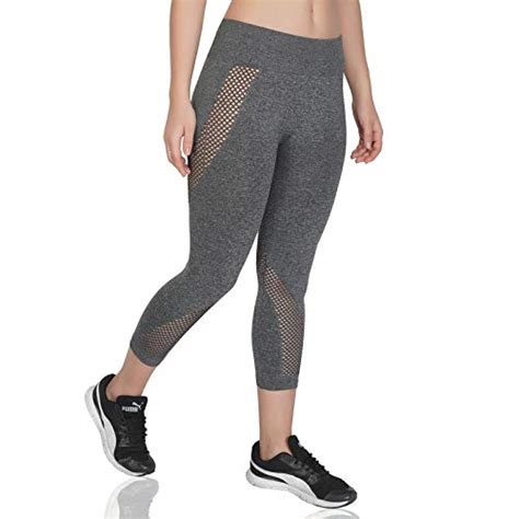 Buy U.S. CROWN Grey Net Stretchable Yoga Pant for Women at Amazon.in