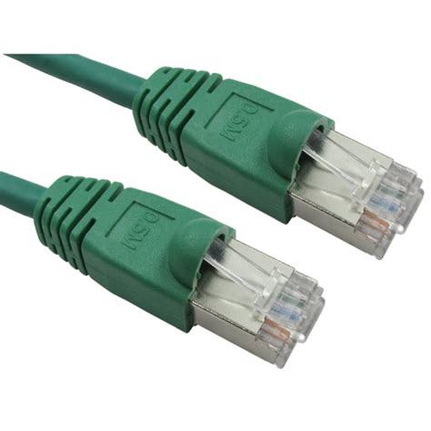 RS PRO | RS PRO, 1m Cat6, Green RJ45 to Male RJ45 Male, FTP Shielded ...