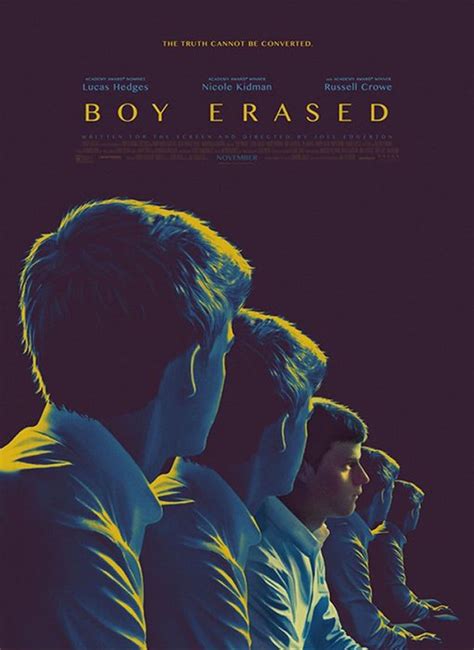 Boy erased (2018) - Joel Edgerton | Movie posters, Book posters, Movie ...