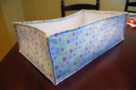 Image result for Fabric Box Tutorial