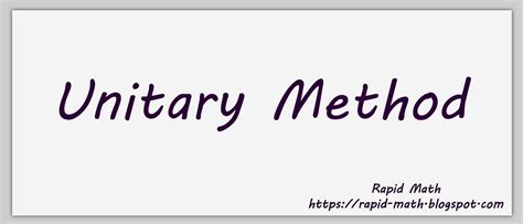 Image result for Unitary Method Math Problems