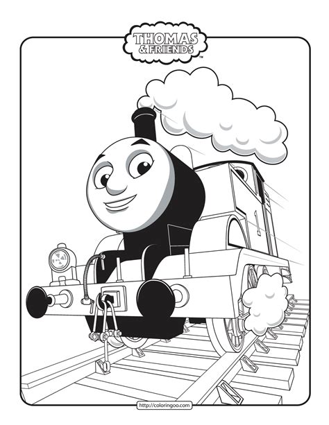 Thomas and Friends Coloring Sheet for Kids