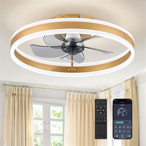 Snapklik.com : LEDIARY Low Profile Ceiling Fans