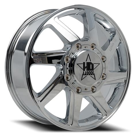 LUXXX HD® LHD-14 DUALLY Wheels - Chrome Rims