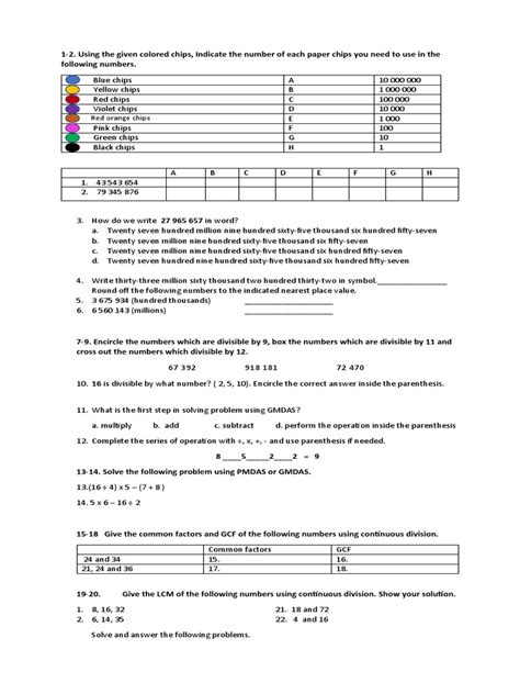 Image result for Questions Math PDF