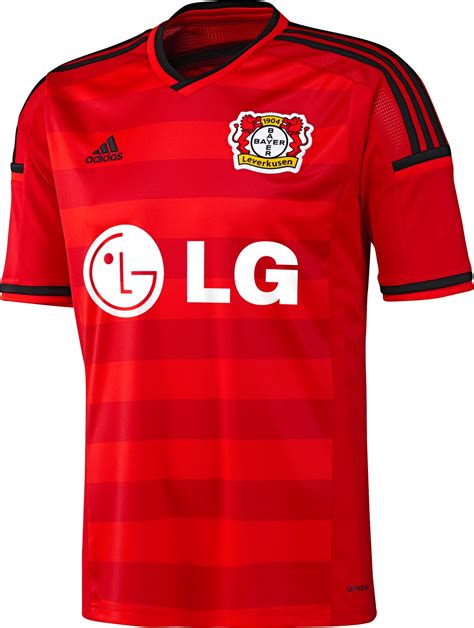 FlagWigs: Bayer 04 Leverkusen Germany League Home Jersey Shirt Kit 2014 ...