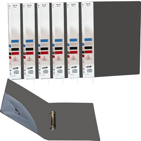 NSSP 2D Ring Binder File| Durable Polyethylene File Folder Document for ...
