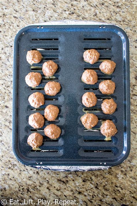 3-Ingredient Italian Turkey Meatballs-6 - Eat. Lift. Play. Repeat.