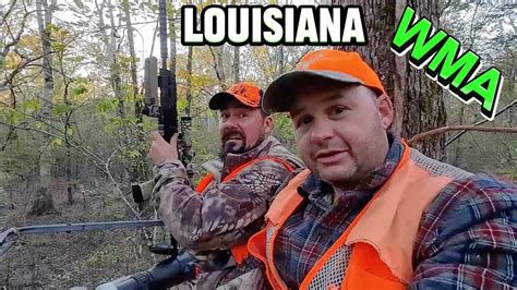 Deer hunting Louisiana Wildlife Management Area - YouTube